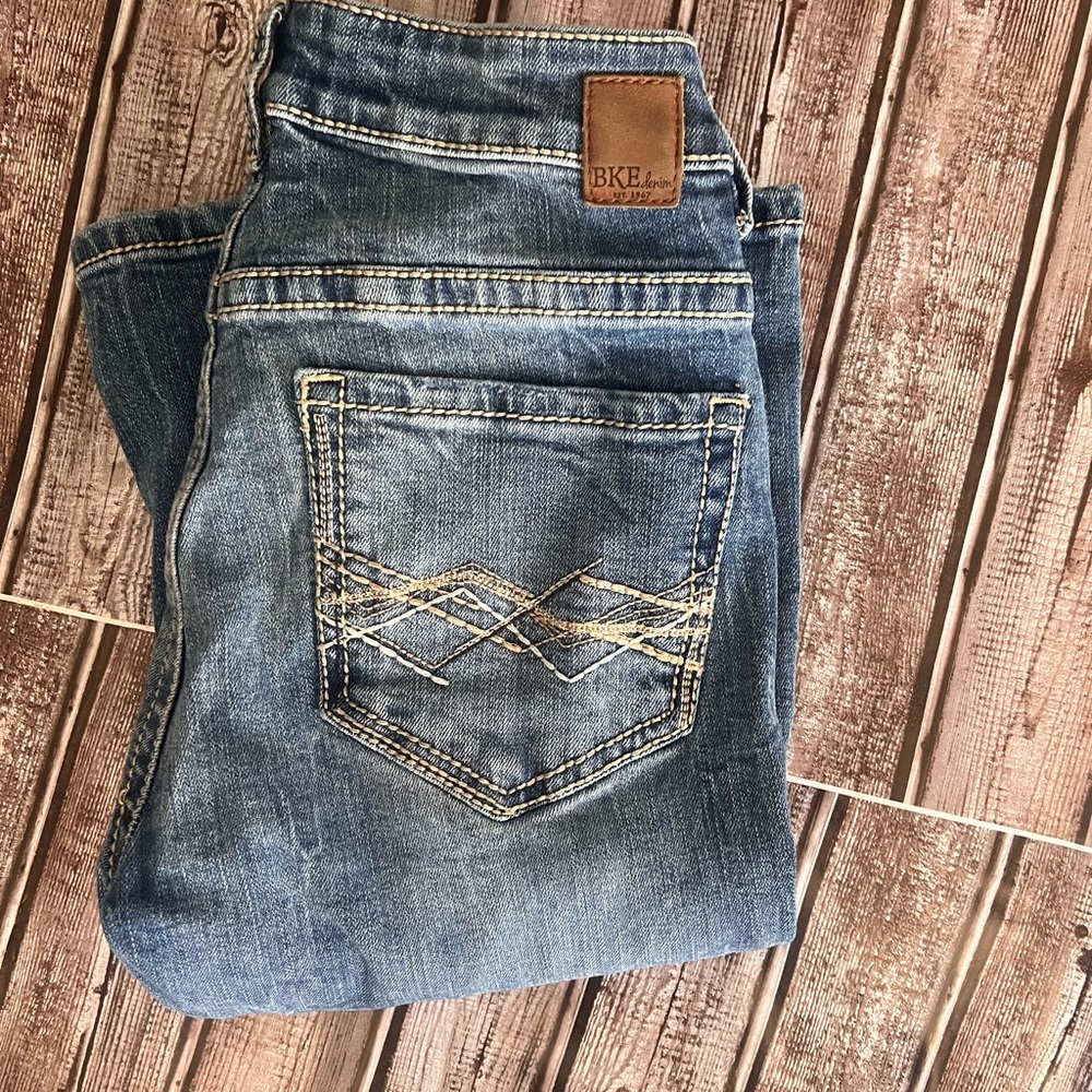 BKE Women's Classic Blue Boot Cut Jeans